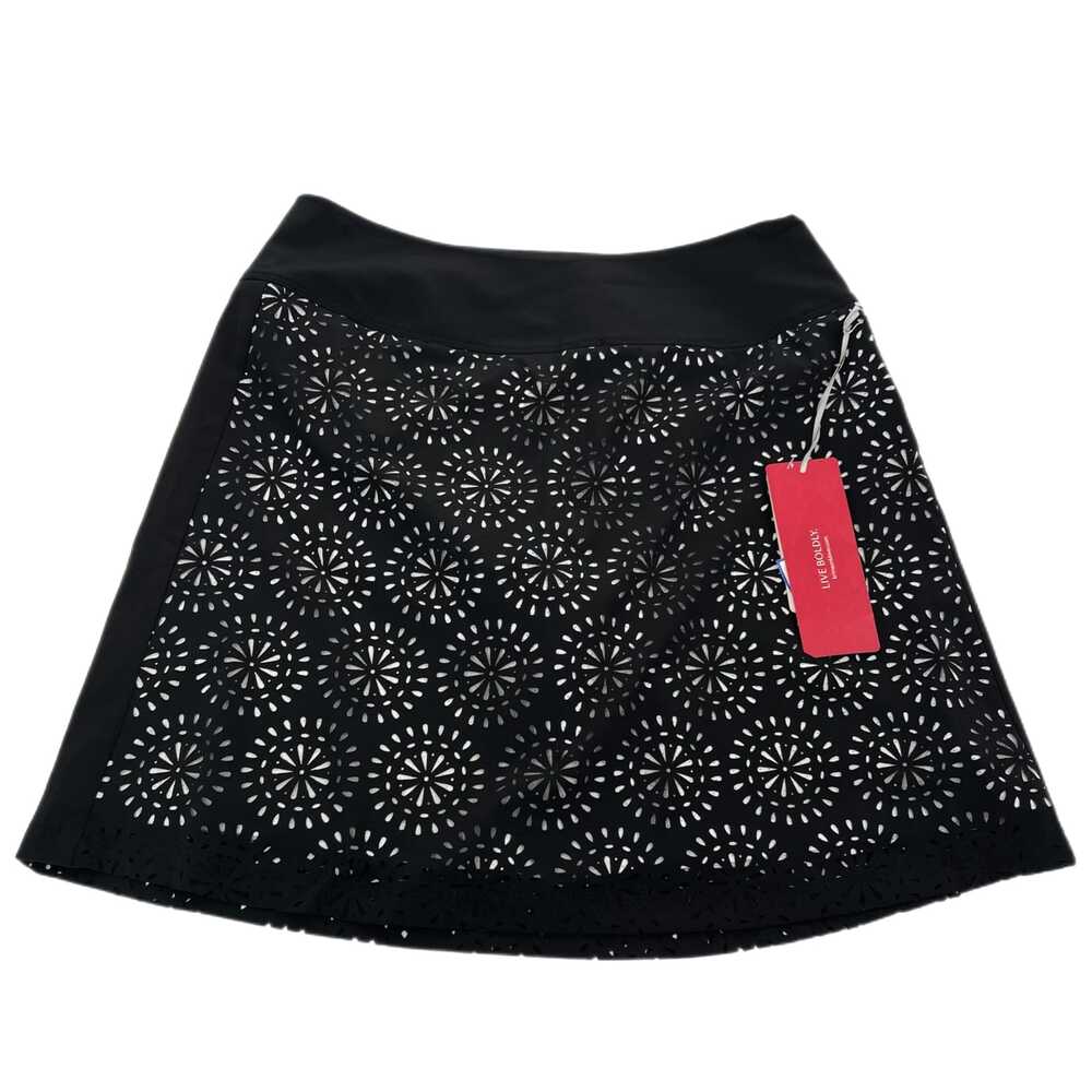 Krimson Klover Black Zip Classic Skort | Size S